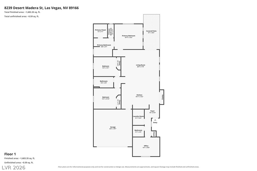 8239 Desert Madera Street Las Vegas NV 89166