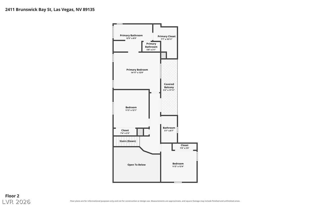 2411 Brunswick Bay Street Las Vegas NV 89135