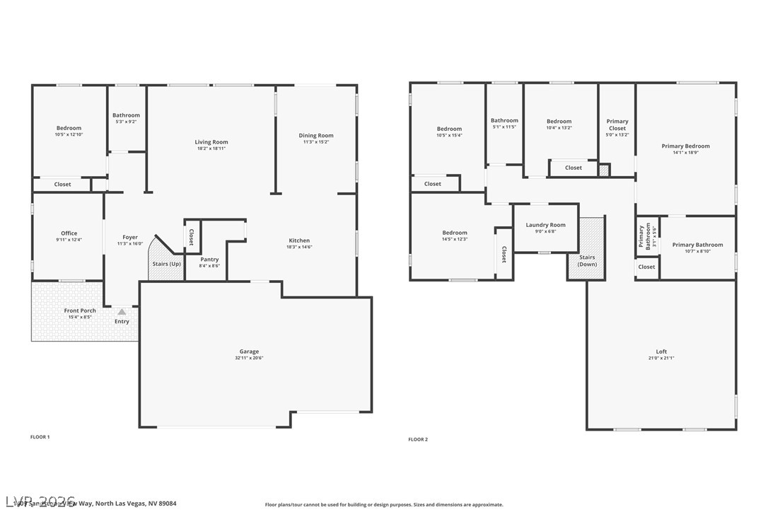 1409 Sandstone View Way North Las Vegas NV 89084