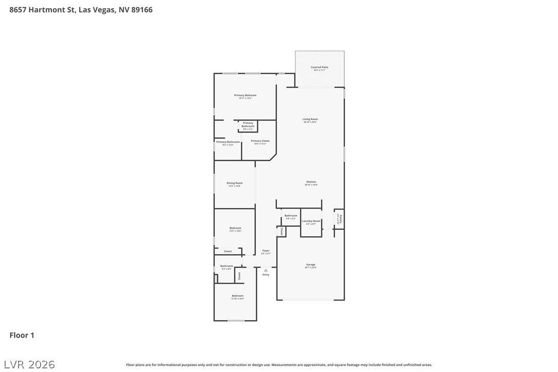 8657 Hartmont Street Las Vegas NV 89166