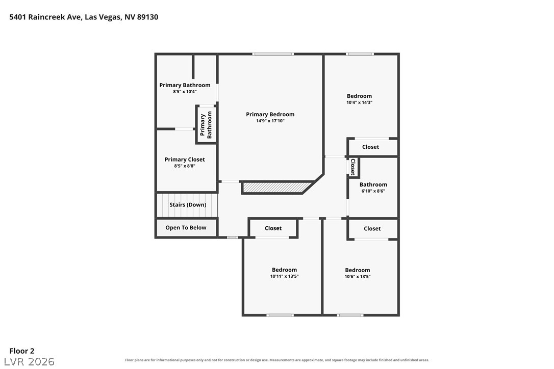 5401 Raincreek Avenue Las Vegas NV 89130