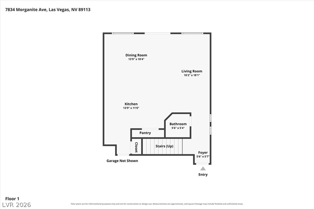 7834 Morganite Avenue Las Vegas NV 89113