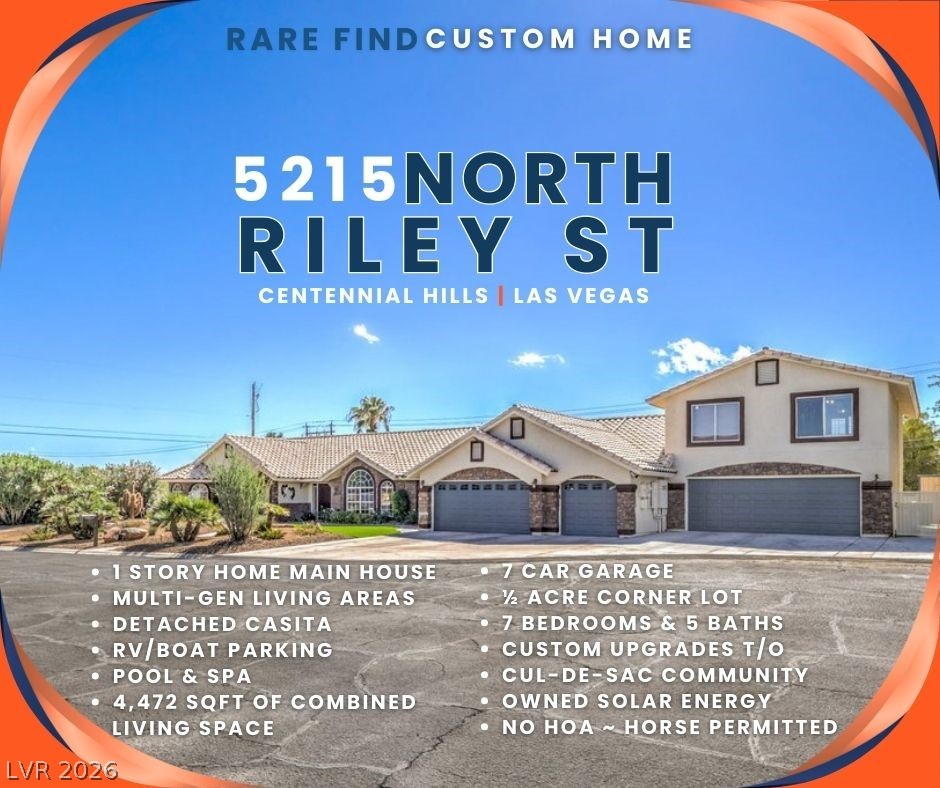 5215 North Riley Street Las Vegas NV 89149