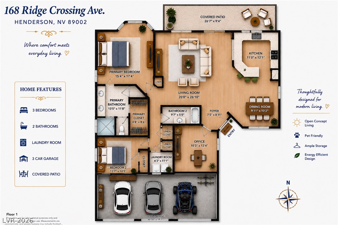 168 Ridge Crossing Avenue Henderson NV 89002