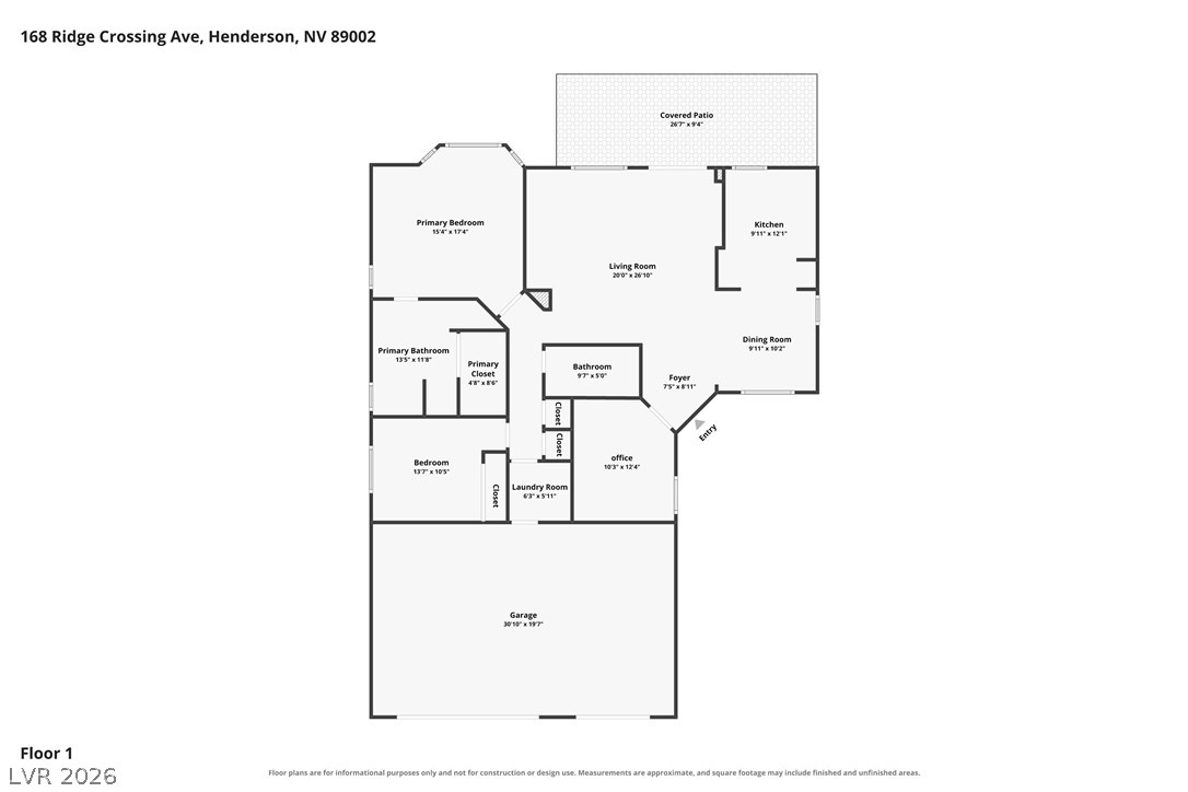168 Ridge Crossing Avenue Henderson NV 89002