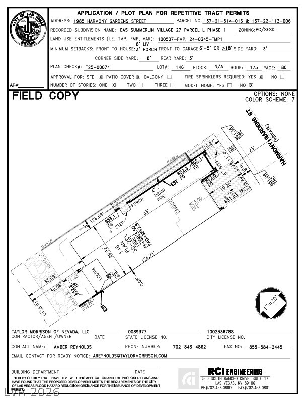 1985 Harmony Gardens Street Las Vegas NV 89138