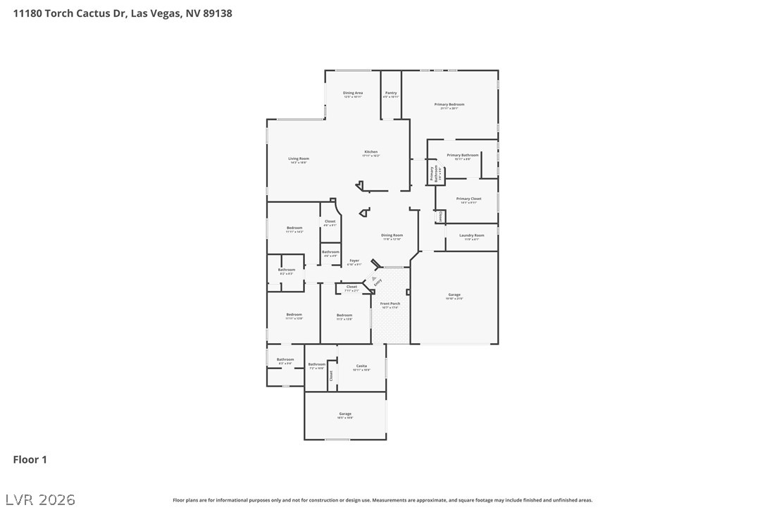 11180 Torch Cactus Drive Las Vegas NV 89138