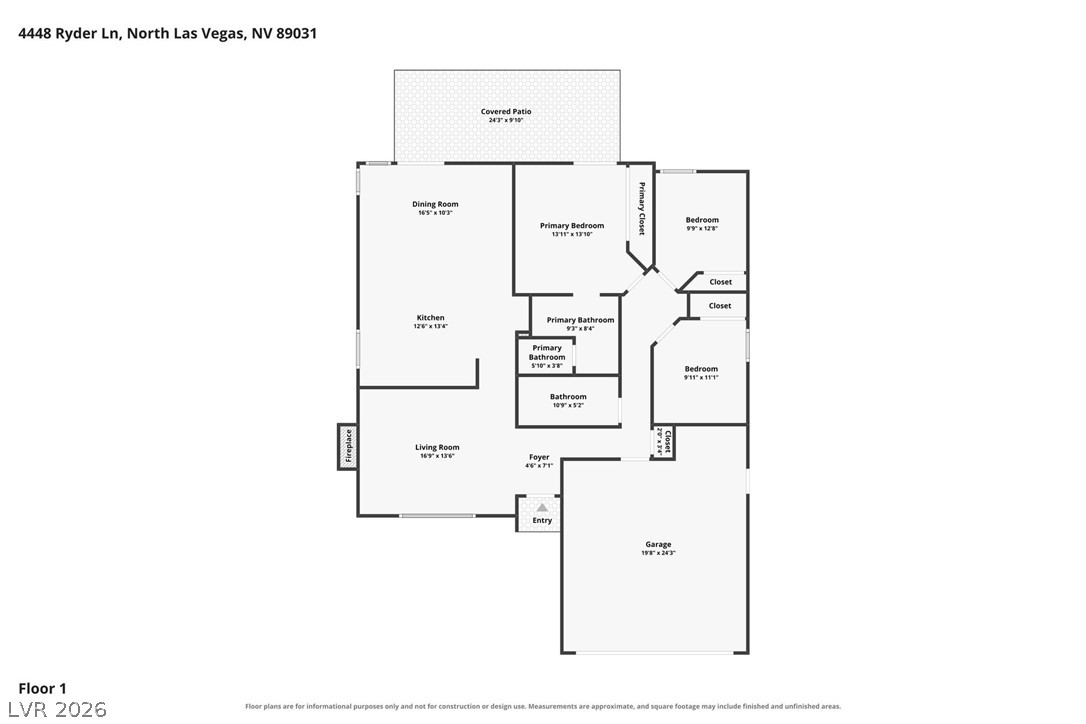 4448 Ryder Lane North Las Vegas NV 89031