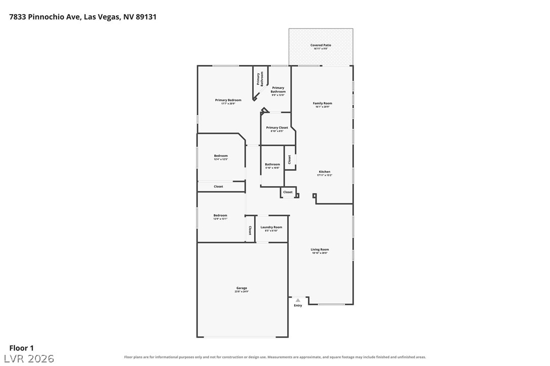 7833 Pinnochio Avenue Las Vegas NV 89131