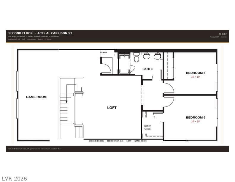 4895 Al Carrison Street Las Vegas NV 89149