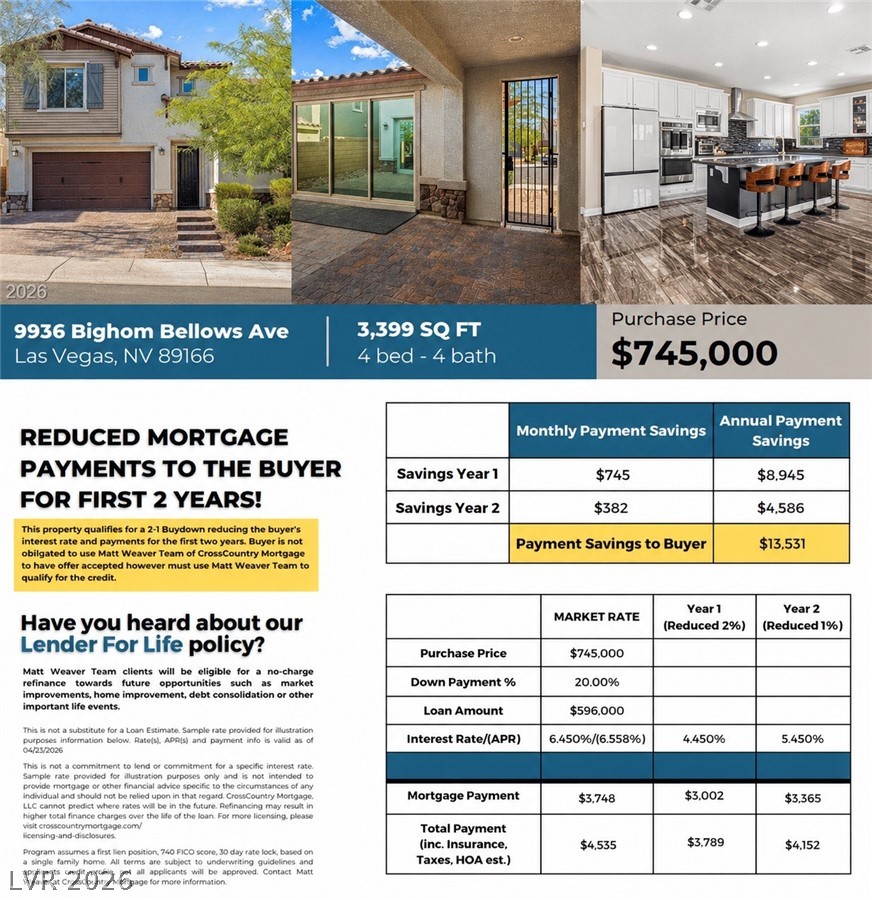 9936 Bighorn Bellows Avenue Las Vegas NV 89166