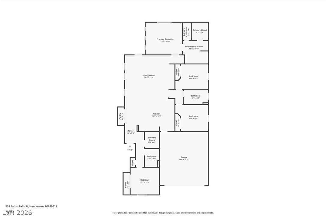 834 Eaton Falls Street Henderson NV 89011