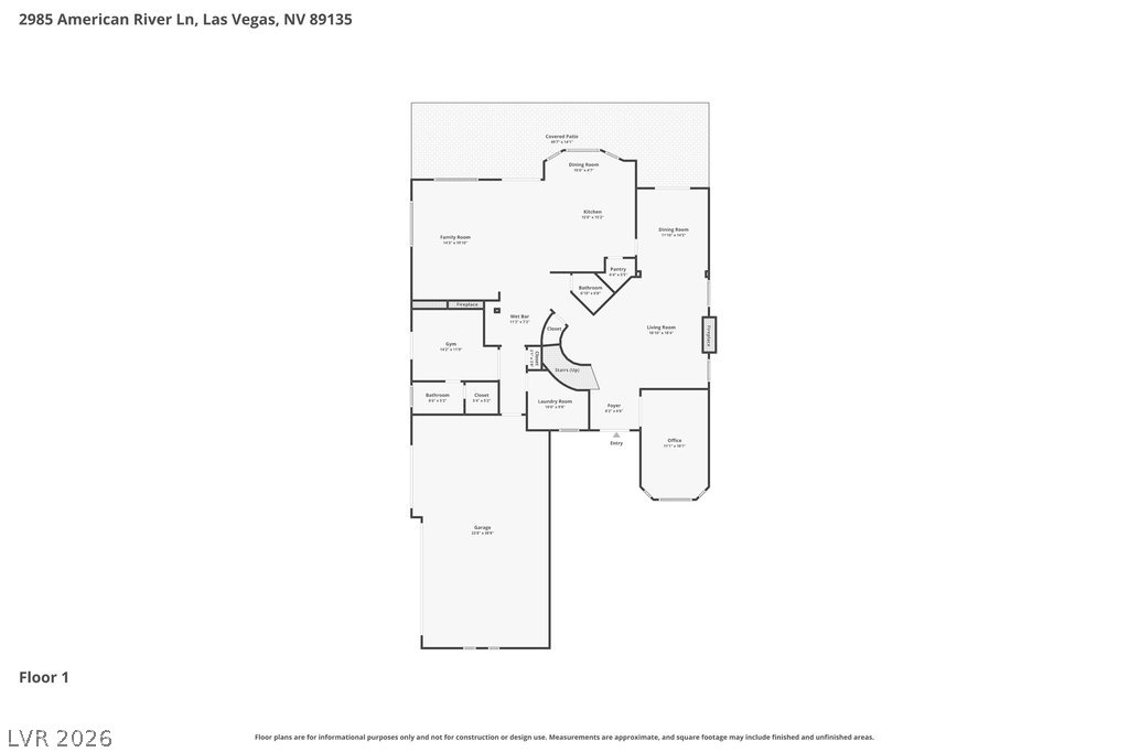 2985 American River Lane Las Vegas NV 89135