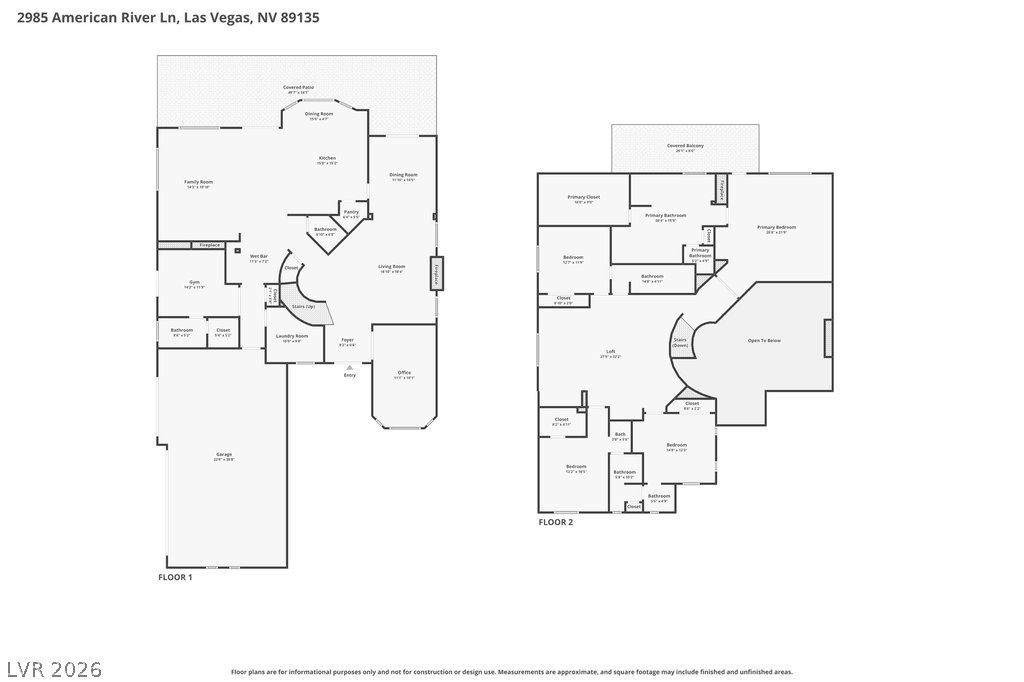 2985 American River Lane Las Vegas NV 89135