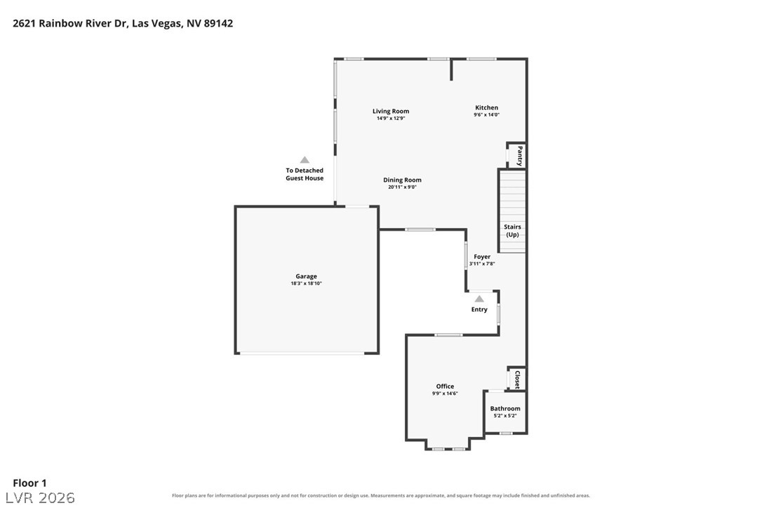 2621 Rainbow River Drive Las Vegas NV 89142