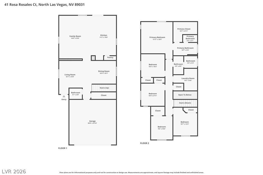 41 Rosa Rosales Court North Las Vegas NV 89031