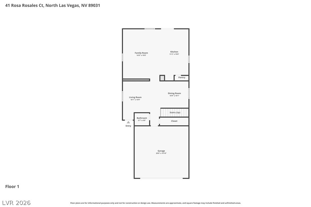 41 Rosa Rosales Court North Las Vegas NV 89031