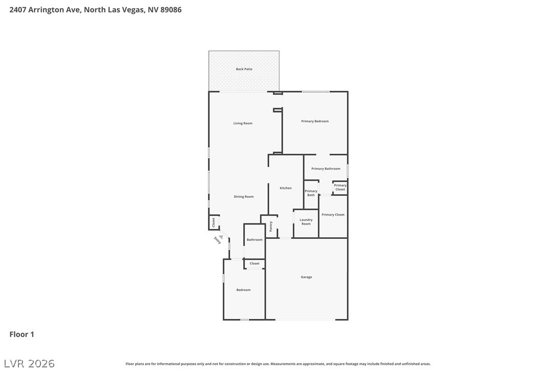 2407 Arrington Avenue North Las Vegas NV 89086