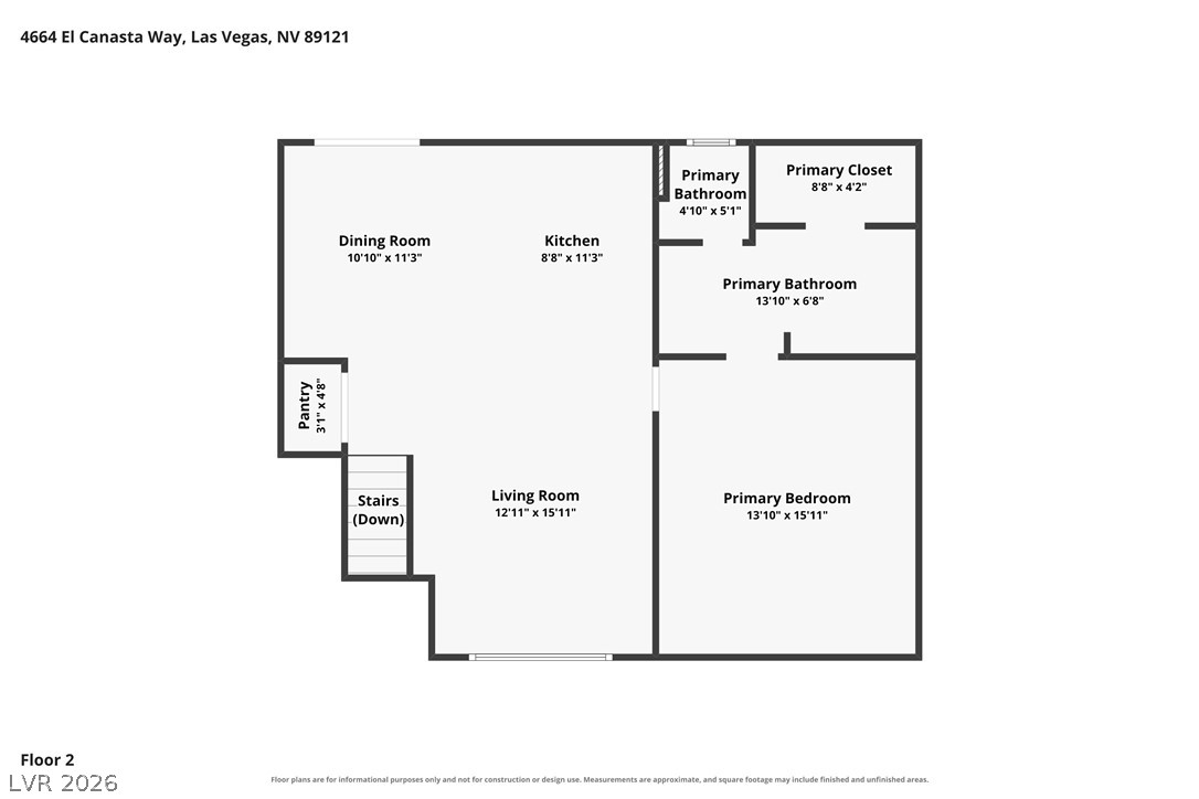4664 El Canasta Way Las Vegas NV 89121