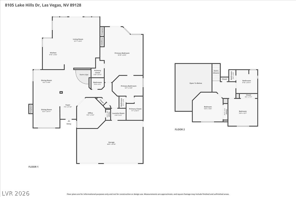 8105 Lake Hills Drive Las Vegas NV 89128