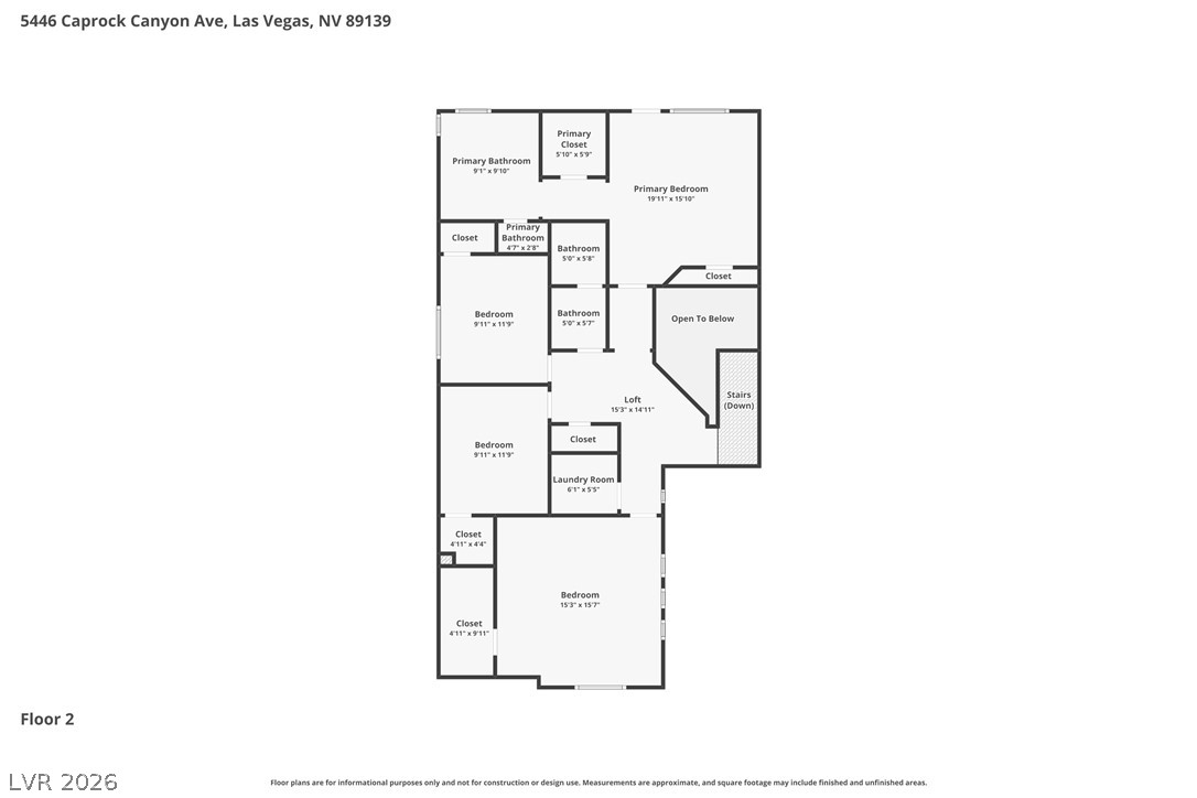 5446 Caprock Canyon Avenue Las Vegas NV 89139