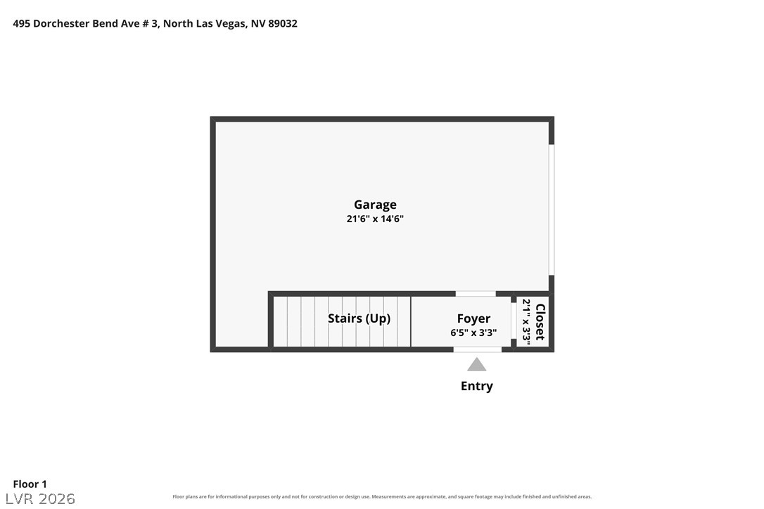 495 Dorchester Bend Avenue 3 North Las Vegas NV 89032