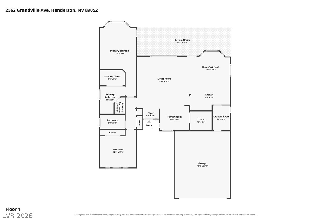 2562 Grandville Avenue Henderson NV 89052