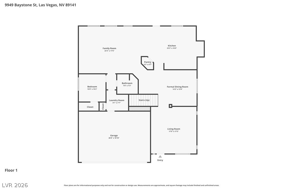 9949 Baystone Street Las Vegas NV 89141