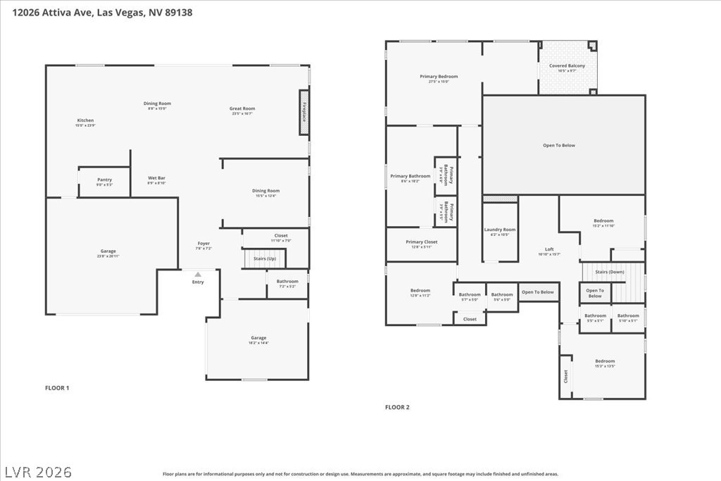12026 Attiva Avenue Las Vegas NV 89138