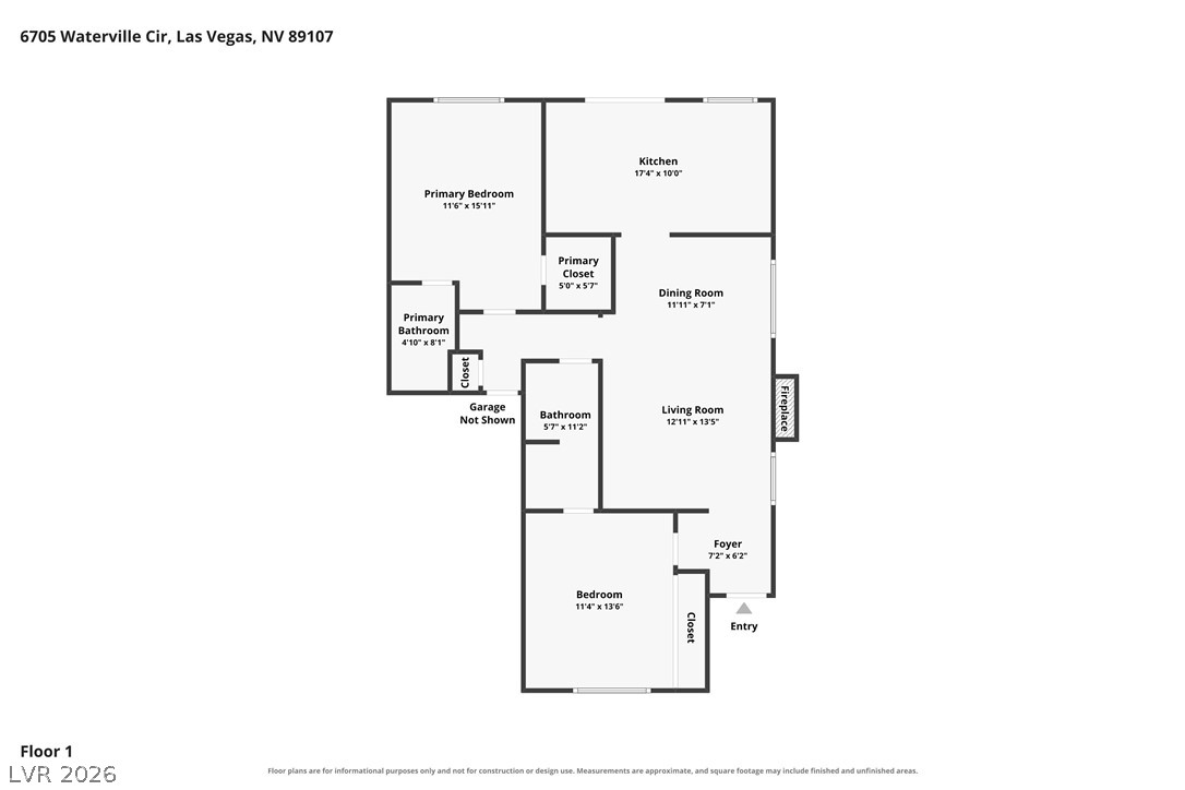 6705 Waterville Circle Las Vegas NV 89107