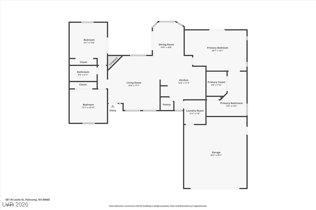 581 West Leslie Street Pahrump NV 89060