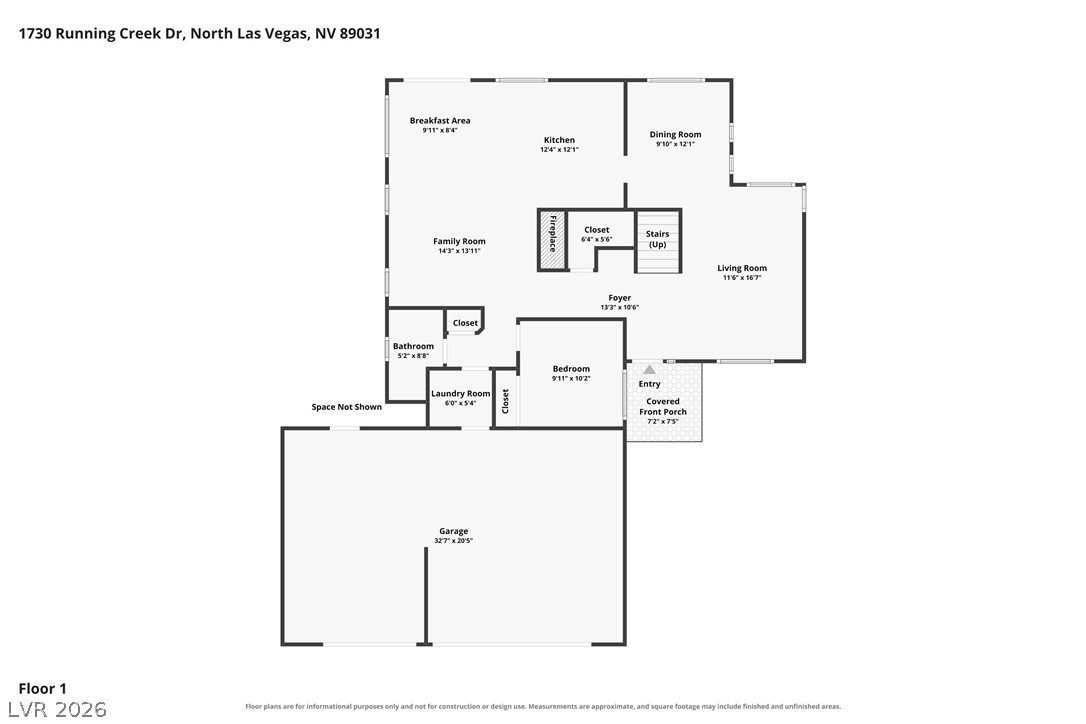 1730 Running Creek Drive North Las Vegas NV 89031