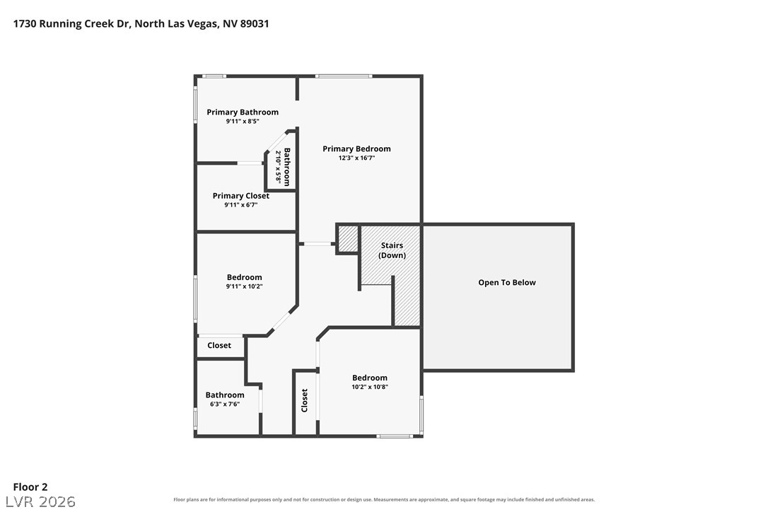 1730 Running Creek Drive North Las Vegas NV 89031