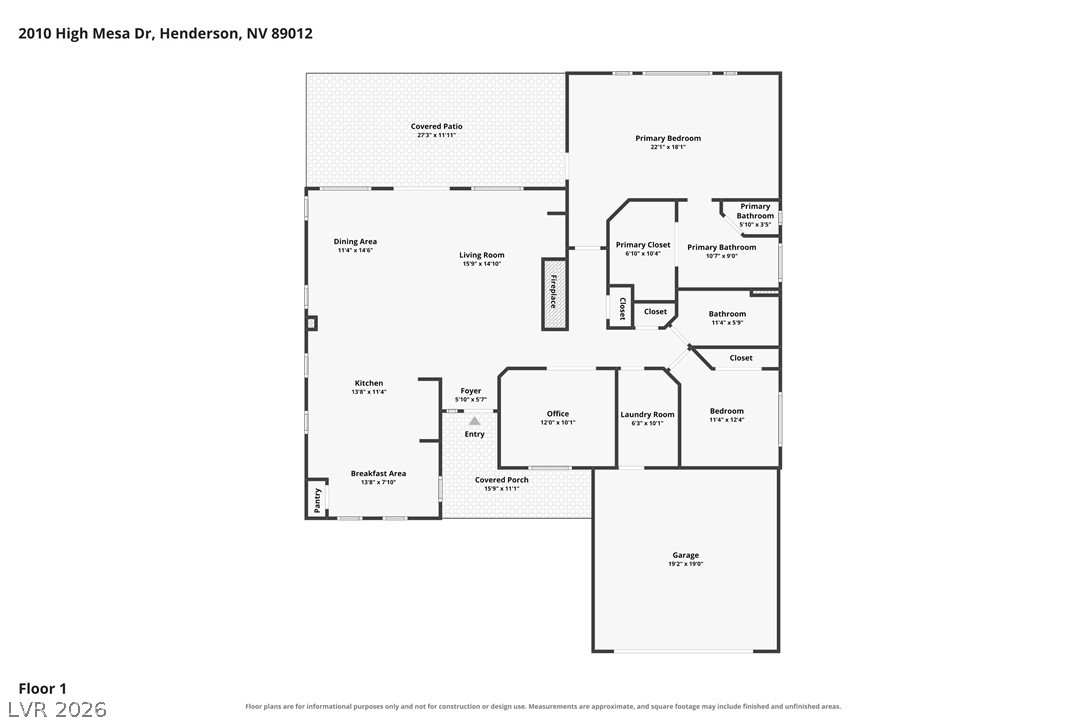 2010 High Mesa Drive Henderson NV 89012