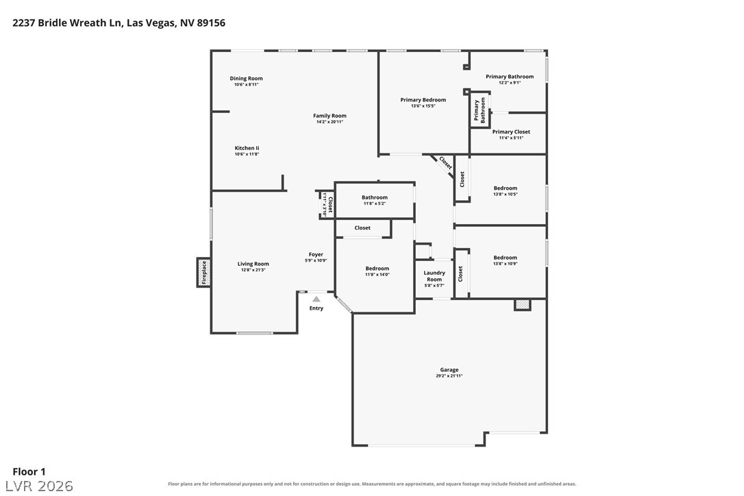 2237 Bridle Wreath Lane Las Vegas NV 89156
