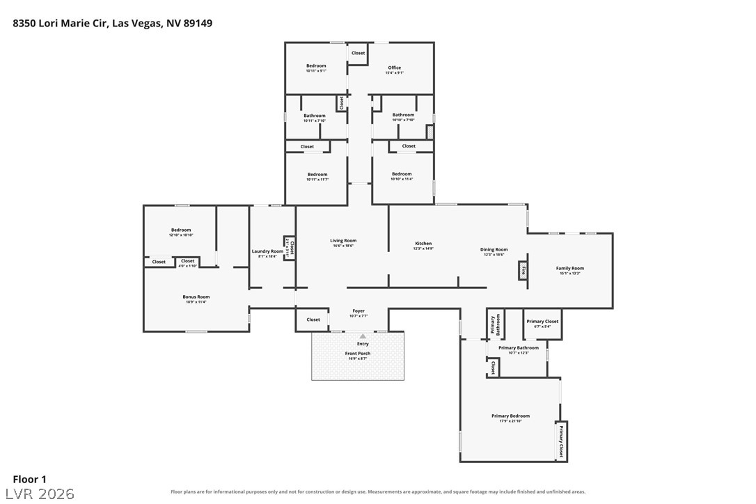 8350 Lori Marie Circle Las Vegas NV 89149
