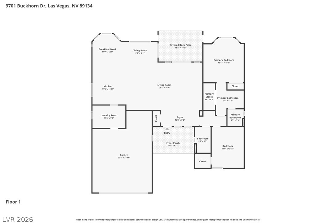 9701 Buckhorn Drive Las Vegas NV 89134