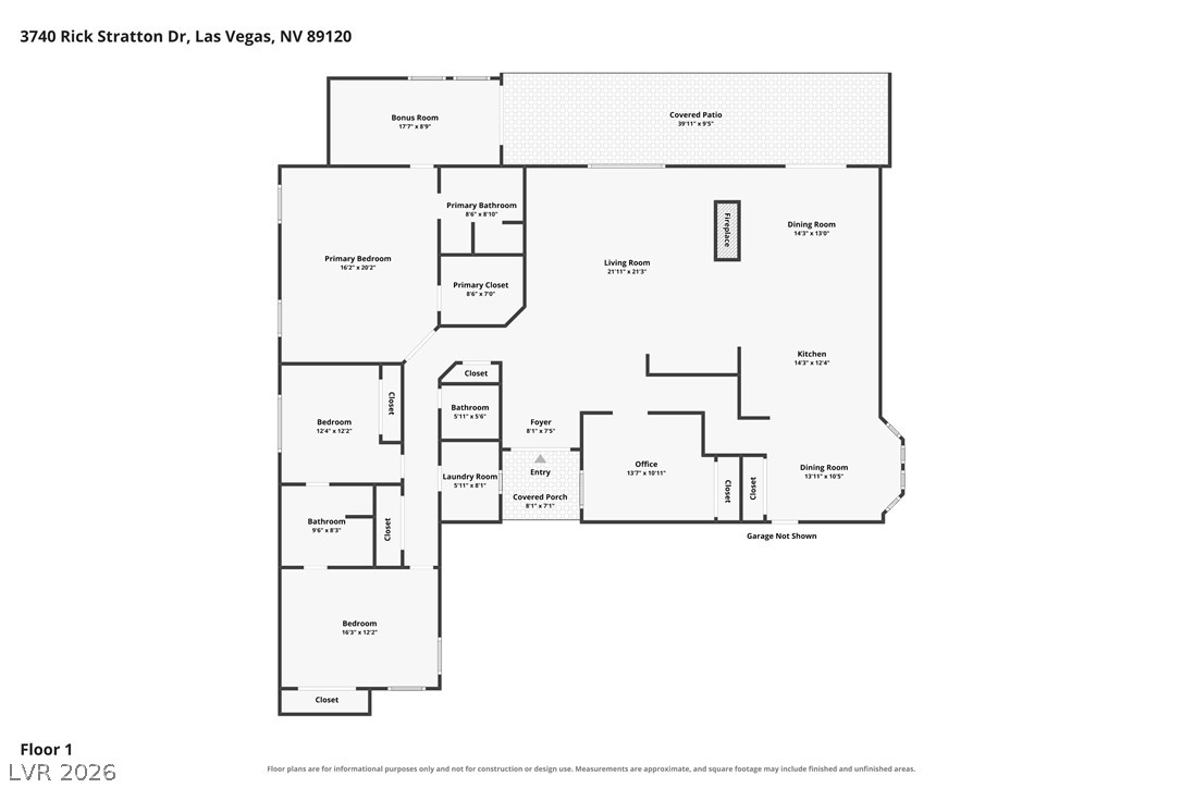 3740 Rick Stratton Drive Las Vegas NV 89120