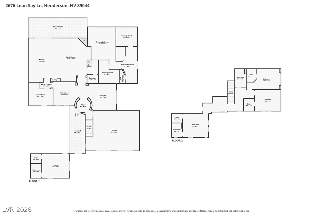 2676 Leon Say Lane Henderson NV 89044
