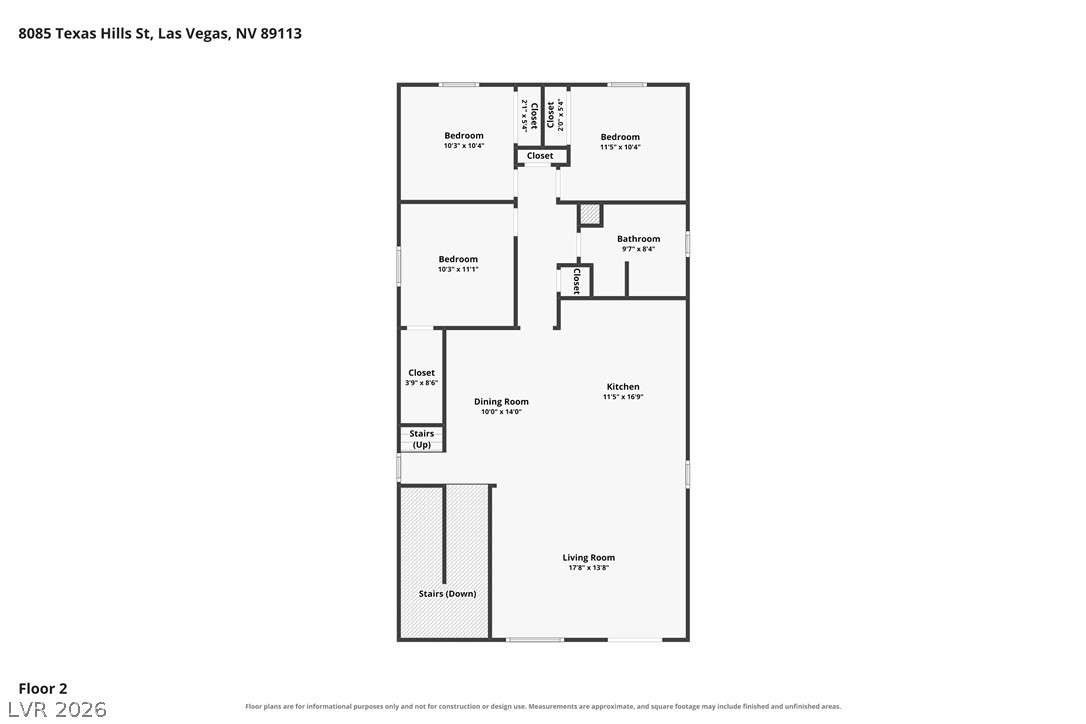 8085 Texas Hills Street Las Vegas NV 89113