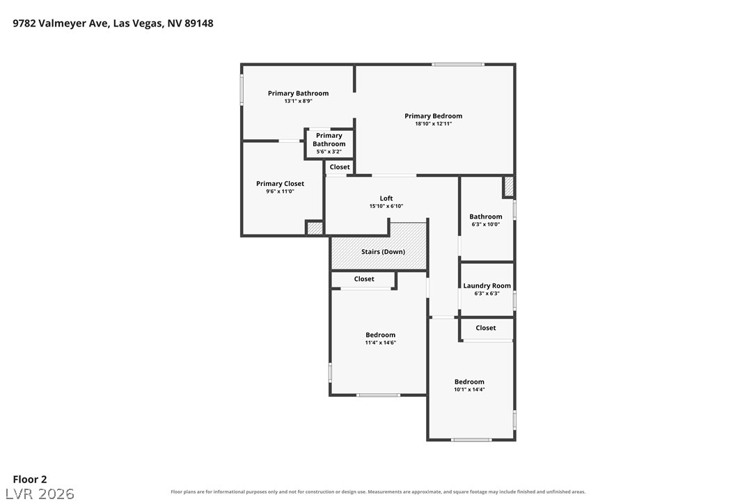 9782 Valmeyer Avenue Las Vegas NV 89148