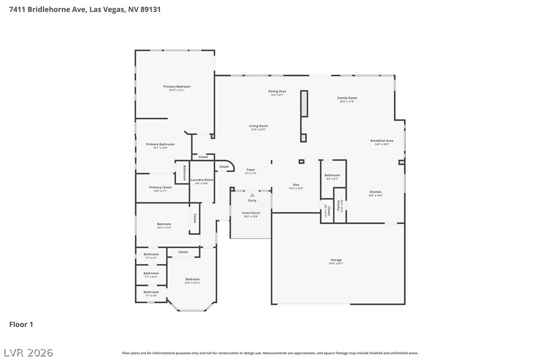 7411 Bridlehorne Avenue Las Vegas NV 89131