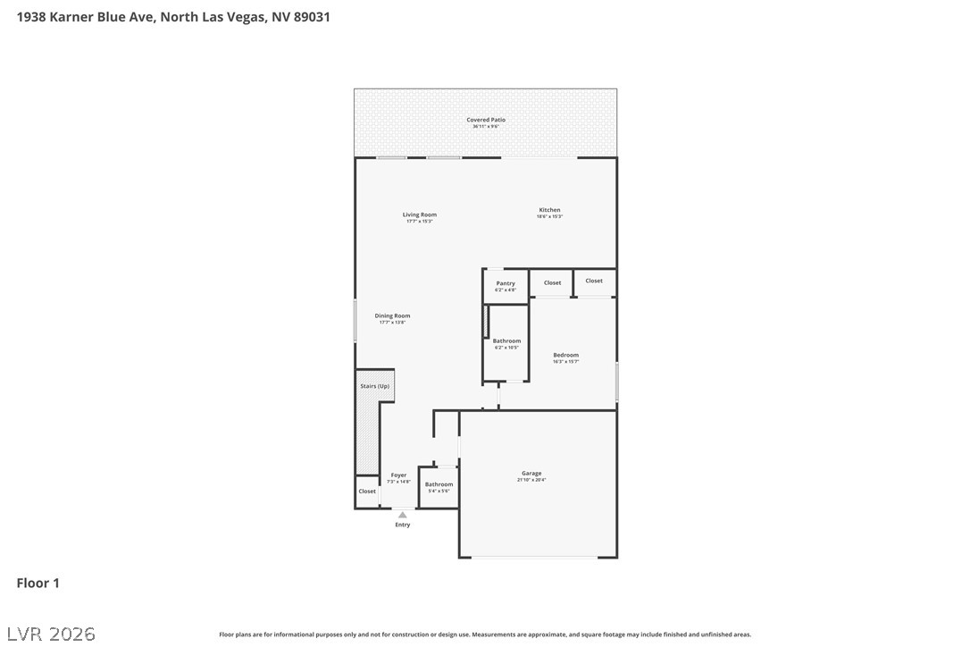 1938 Karner Blue Avenue North Las Vegas NV 89031