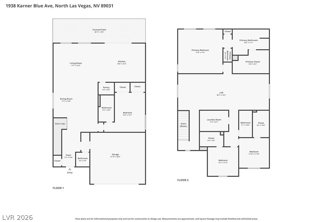 1938 Karner Blue Avenue North Las Vegas NV 89031