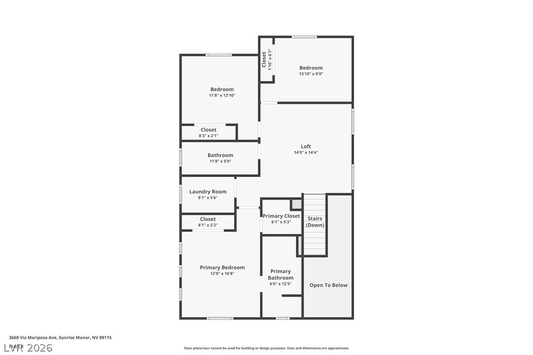 3668 Via Mariposa Avenue Las Vegas NV 89115