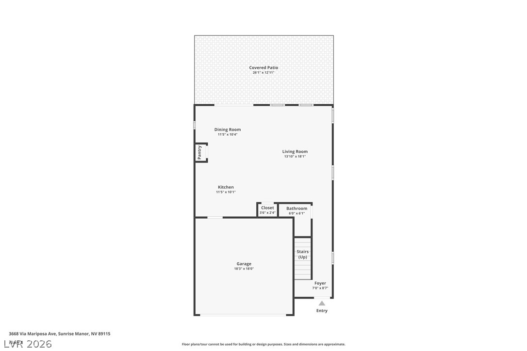 3668 Via Mariposa Avenue Las Vegas NV 89115