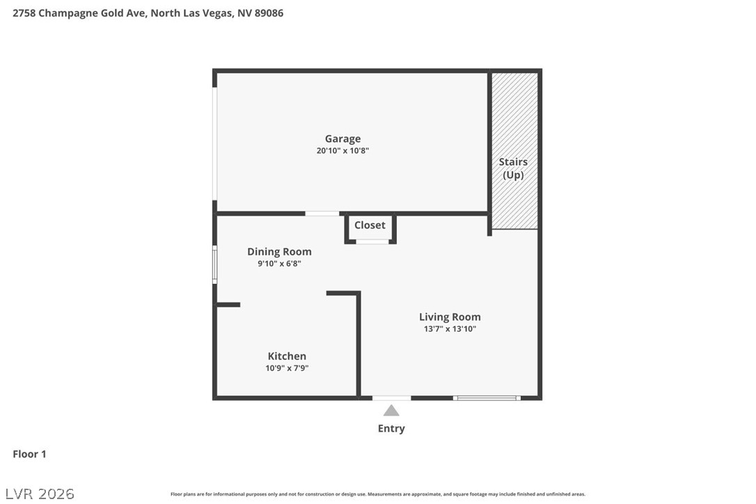 2758 Champagne Gold Avenue North Las Vegas NV 89086