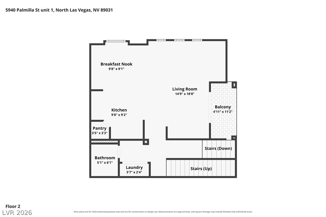 5940 Palmilla Street 1 North Las Vegas NV 89031