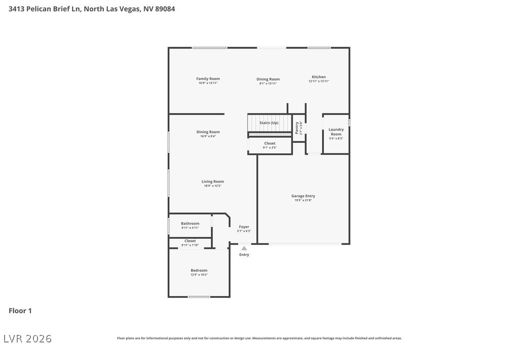 3413 Pelican Brief Lane North Las Vegas NV 89084