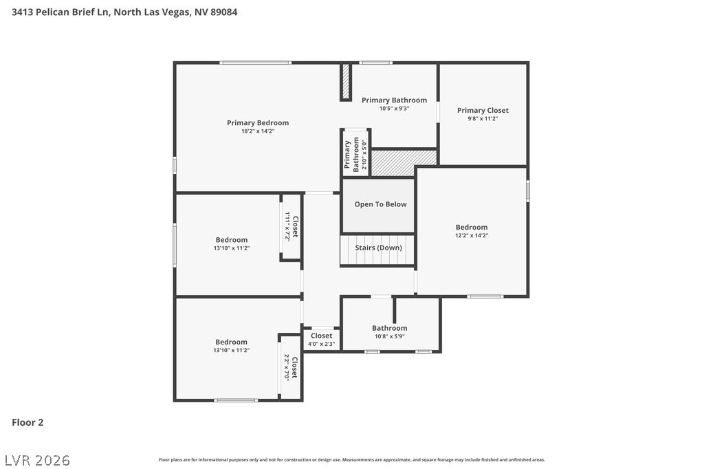 3413 Pelican Brief Lane North Las Vegas NV 89084
